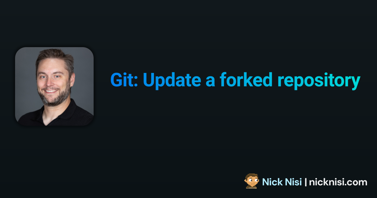 Git: Update a forked repository