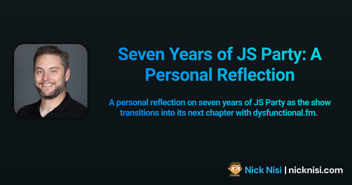 Seven Years of JS Party: A Personal Reflection